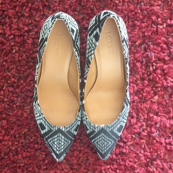 J. Crew IKAT ISABELLE PUMPS - Picture 1 of 4